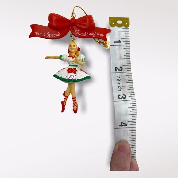Vintage AMERICAN GREETINGS | 1997 Granddaughter Ornament - Picture 4 of 4
